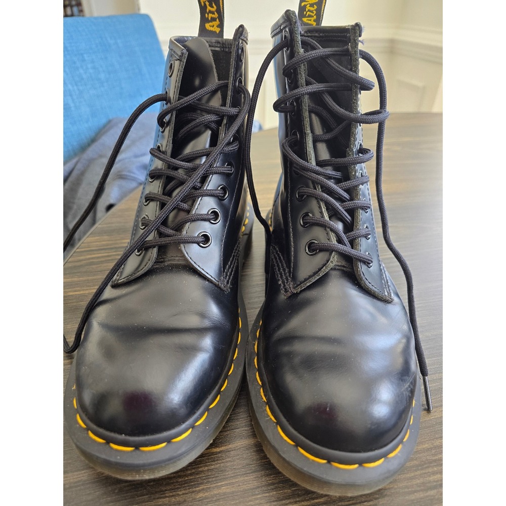 Dr. Martens 1460 Black Leather Ankle Boots Women's‎ Size US 6 Combat